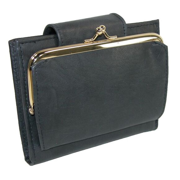 Buxton Women's Leather Attache Clutch Cardex Wallet and Coin Purse - Picture 6 of 6